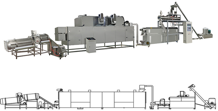 Машина 500-600кг штрангпресса корма для домашних животных высокой отметки/мотор Хр 150КВ Сименса