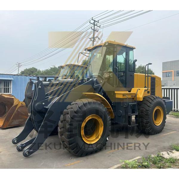 Selang Radiator Wheel Loader ZL50GN with ZF Forks 48KW Rated Load 5TON Shanghai Sale