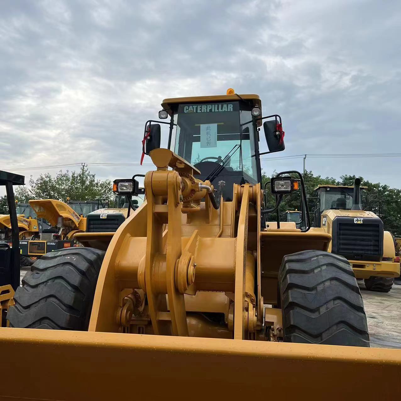 262HP CAT966H Используемый погрузчик для земляных строительных проектов