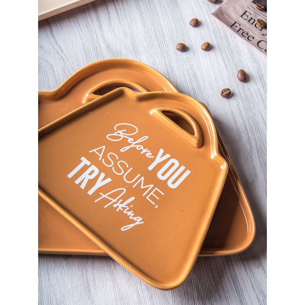 Стеклянная техника Керамическая тарелка для обеда Сумка для ресторанов Продажа