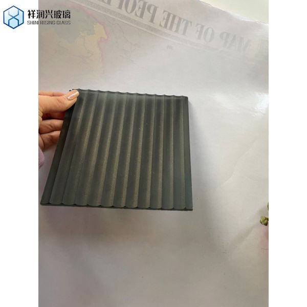 Gray Grey Nashiji/Flora/Karatachi/Mayflower Figured/Rolled Float Glass Tempered Glass 4mm 5mm 5.5mm 6mm