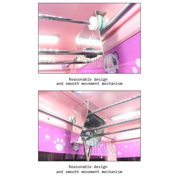 Grab Big Soft Toy Claw Crane Game Machine For Supermarket / Supermarket