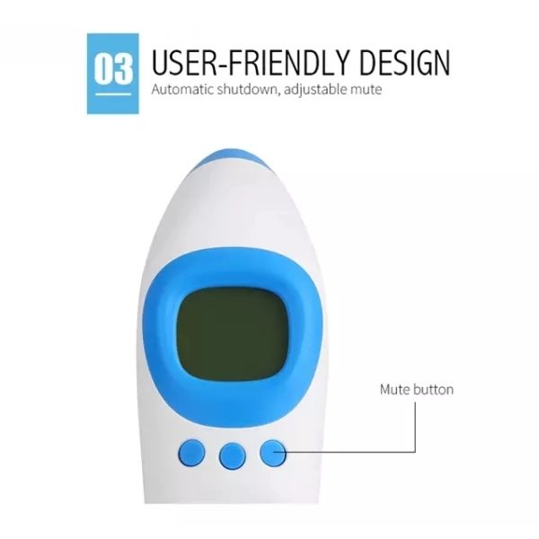 Baby Non Contact Infrared Digital Forehead Thermometer ABS Material High Accuracy