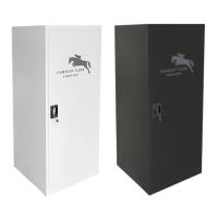 Grande caixa Lockable 140x60x60cm da sela do equipamento do cavalo do metal branco