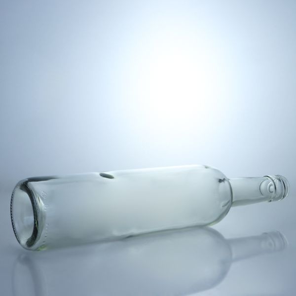500ml Glass Liquor Bottle for Whisky Gin Rum Vodka Decal Surface Handling and Screw Top