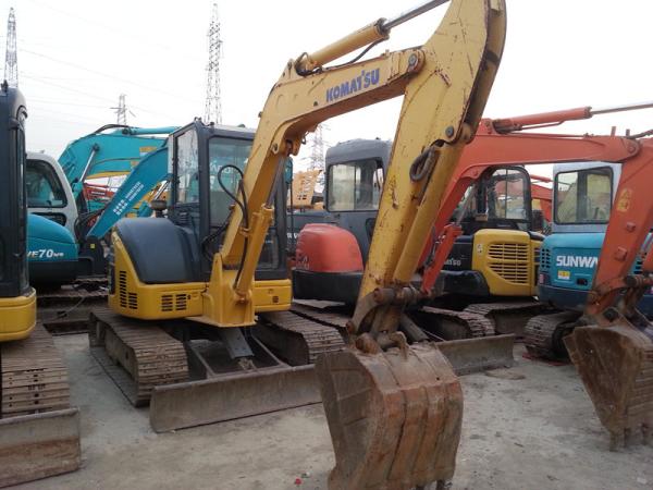 Used Komatsu Mini Excavator PC55MR-2 For Sale,Used Mini Excavator