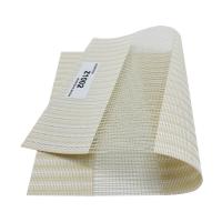 Double couche résistant au feu 5% d'ouverture Roller Blinds Shades Electric Motorized Zebra Tissus Pour les fenêtres