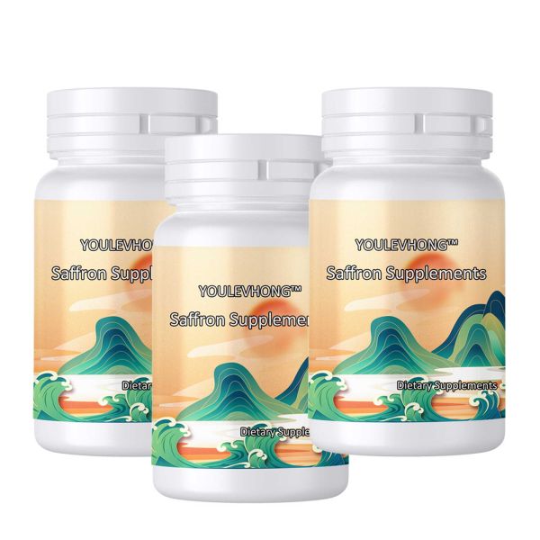 Extracto de azafrán puro 60 días de suministro - 60 cápsulas Supersant apetito pérdida de peso estimulante de humor