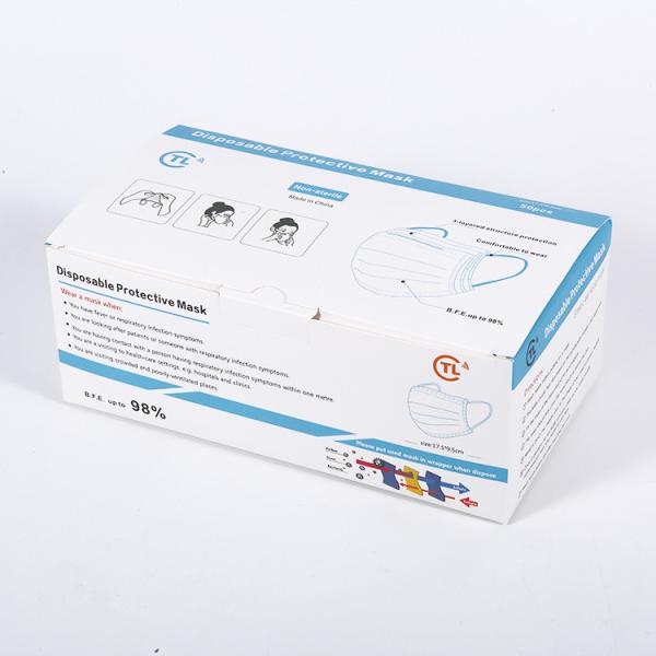 Fast Delivery Mask 3 Ply Face Non-woven Face Mask