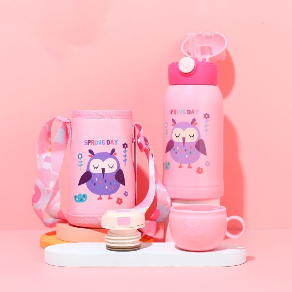 15.5oz 500ml Stainless Steel Kids Water Bottles Vacuum Insulated Water Bottle