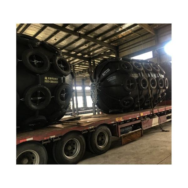 Black/Grey 50kpa Inflatable Pneumatic Marine Natural Rubber Fender Acceptable OEM/ODM