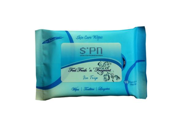 Daily Skin Cleaning Large Hand Sanitizer Wipes , 30 Sheets Alcohol Free Antiseptic Wipes
