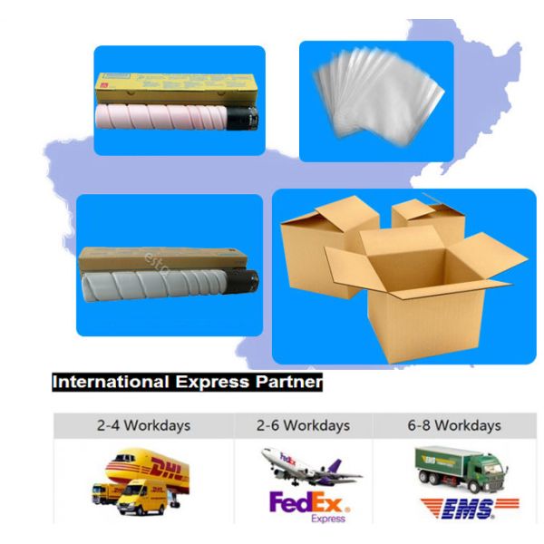 Toner Konica Minolta C224 couleur, ensemble complet de cartouches de toner Bizhub TN321