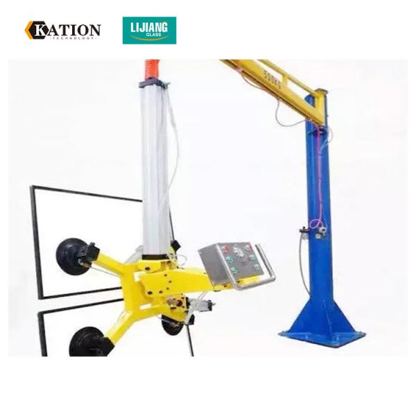 Energy Saving Vacuum Hoist Lifting Systems , Glass Vacuum Lifter Jib Crane