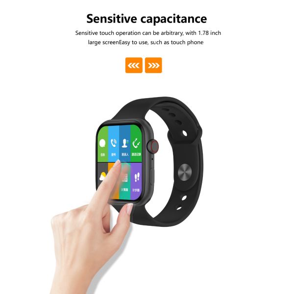 2021 первоначальный андроид p IOS SmartWatch кровяного давления монитора тарифа сердца отслежывателя фитнеса звонка 44mm дозора IWO YY21 умный