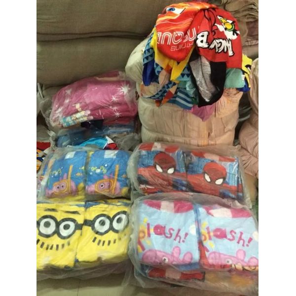 Summer Baby Bathrobe Children Beach Cloak Hooded Towel Bathrobe Towel