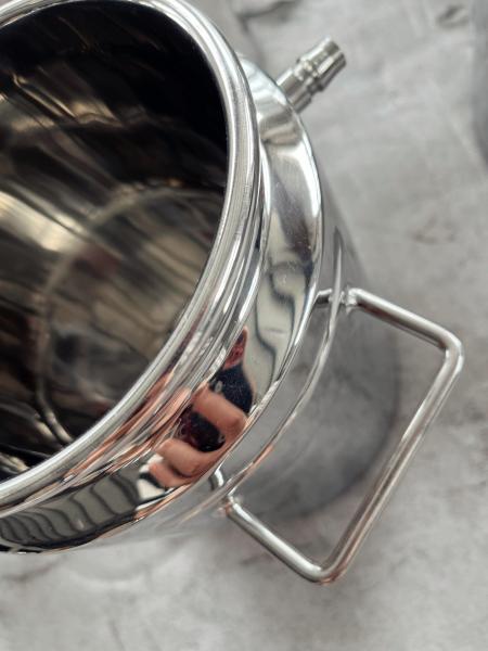 Food Grade Stainless Steel Barrel , Vertical Milk Storage Tank 5L
