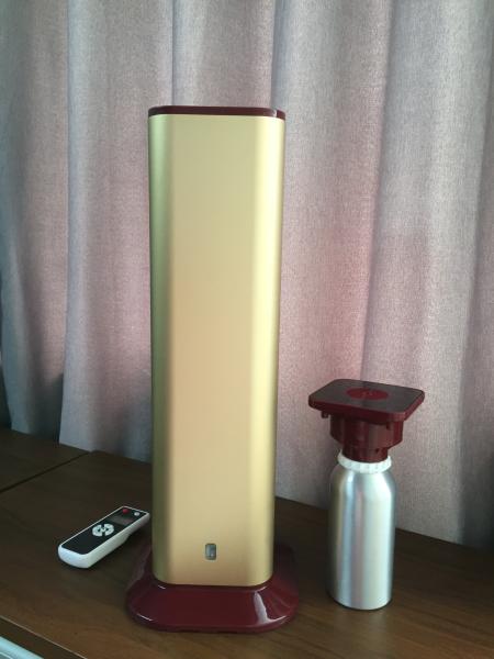 12w Remote Control  Black / Silver / Gold Fragrance Oil Dispenser Machine 1500CBM SW1500
