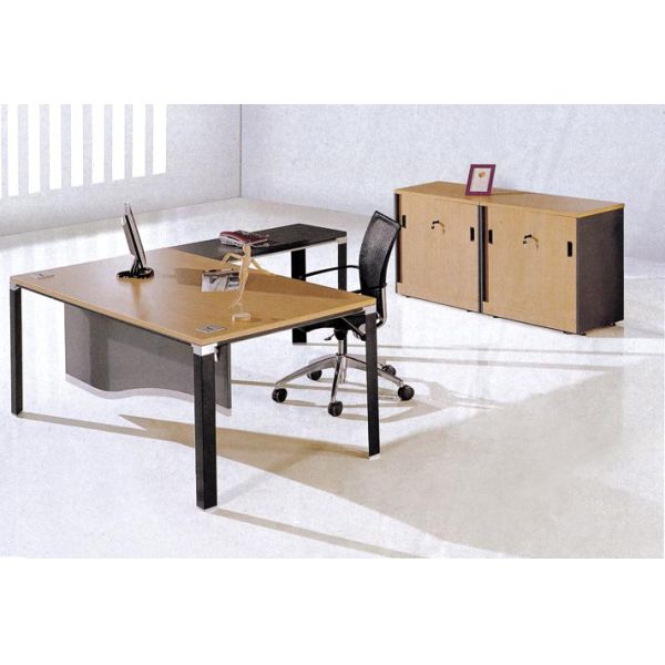 Aluminum board Managers Desk CD-9916 with 2 mm E2 MFC edging