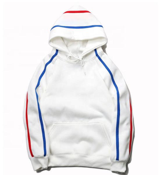 100% Organic Cotton Embroidered Unisex Plain Hoodies Heavyweight Pullover Hoodie