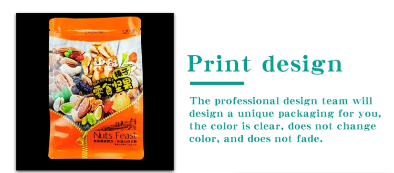 Octagonal CMYK Aluminum Foil Resealable Packaging Bags Ziplock Stand Up Pouch