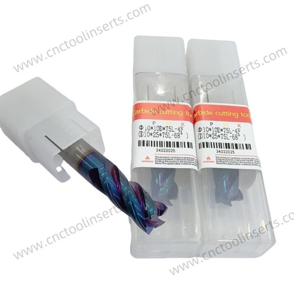 D10*25*75L-68° Conjunto de molino de extremos de carburo