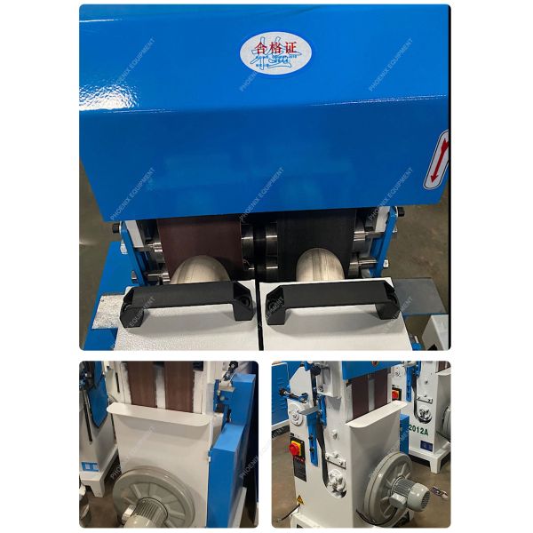 MM2012A Automatic Mop Hoe Rod Staircase Handrail Round Rod Double Belt Sanding Machine