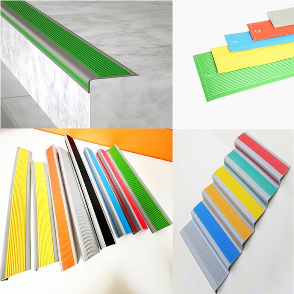 Stair Safety Guaranteed With L Shape PVC Non Slip Rubber Stair Nosing Edge Trim Strips