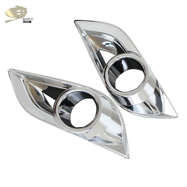Fog Light Cover For Mazda Bt-50 2012-2019 Chrome Matte Black