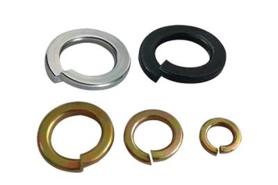 4.8 Grade Din 127 Carbon Steel Spring Washer White Zinc Hot Plating