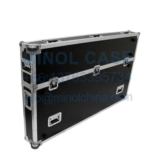 Aluminum LCD LED Plasma TV Flight Case With 4 Wheels Aluminum TV Trunk Case