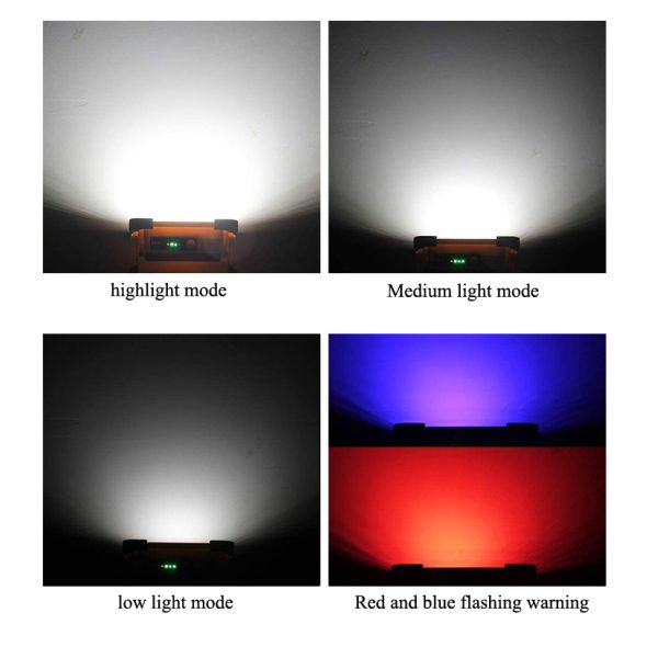 150W Solar emergency outdoor led parking lot flood light portable LED light outdoor camping disaster relief