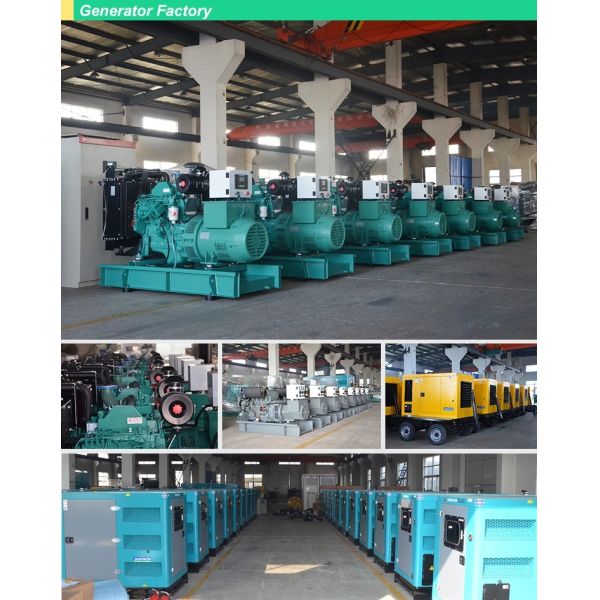 Расход топлива аварийного компактного элемента генератора 250КВ 313КВА Кумминс морского низкий