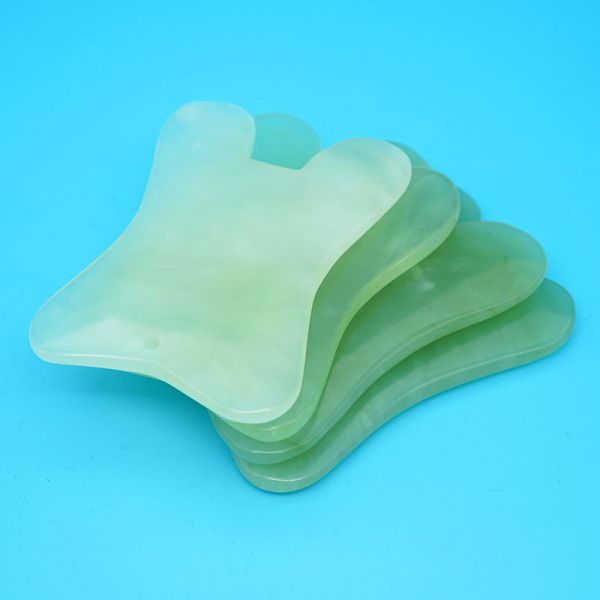 2024 Natural U Shape Xiuyan Jade Gua Sha Scraping Massage Board for Full-body Massage Facial Massager Skin Beauty Tool