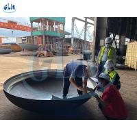 Los extremos de los platos elípticos de acero al carbono