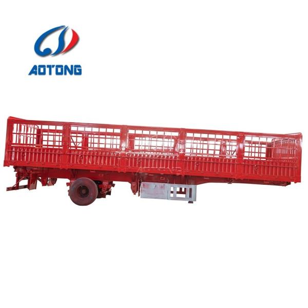 3 Axles 60 Tons Animal Poultry Grid Positions Semi Trailer with Max Payload 40000 kg