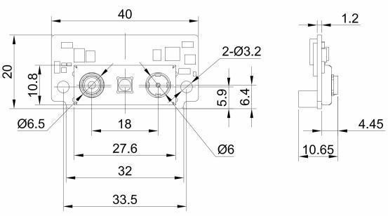 JP-FM223 Модуль камеры с двумя объективами с алгоритмом распознавания лиц 100 пользователей Точность распознавания лиц 98,85%