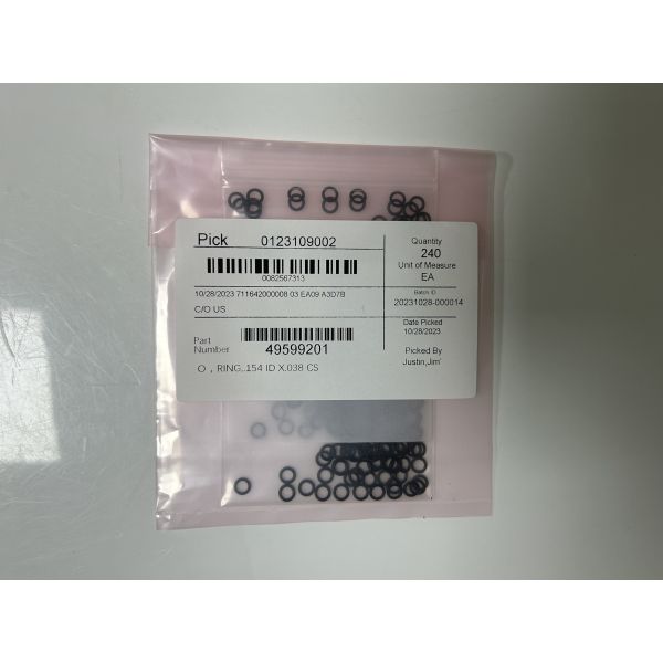 UNIVERSAL 49599201 O-ring, 154 Id X 038 Cs - 70 Bn SMT Spare Parts