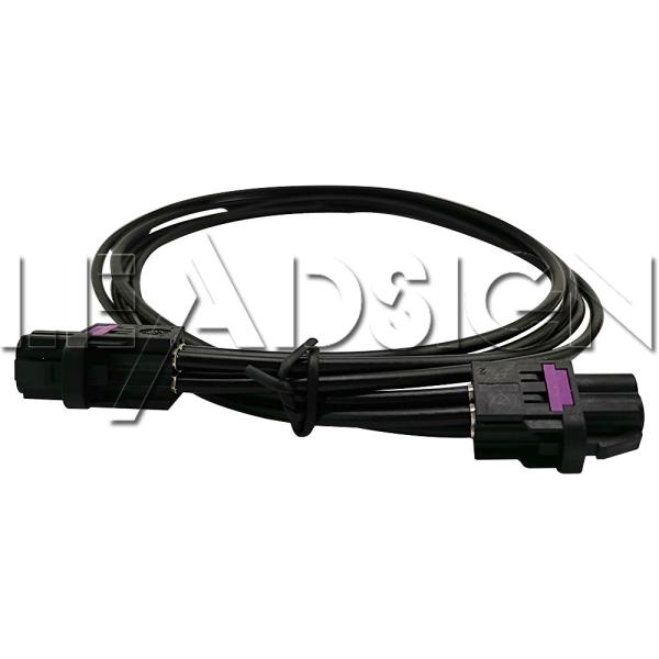 FAKRA Coaxial Cable Mini Fakra HFM Connectors Automotive 4 Pin Cable Assembly