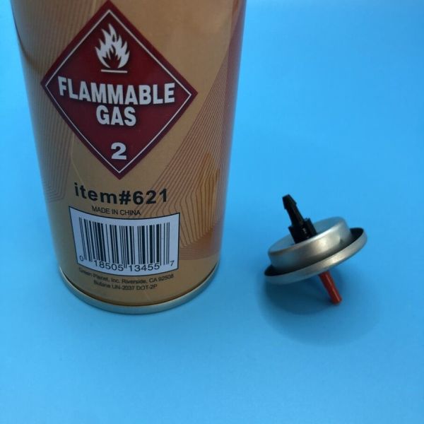 Convenient Gas Lighter Refill Valve for Plastic Butane Gas Stem