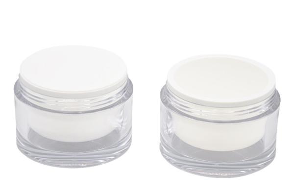 Frasco de empacotamento cosmético de empacotamento luxuoso do creme 50g do cuidado UKC58 profissional