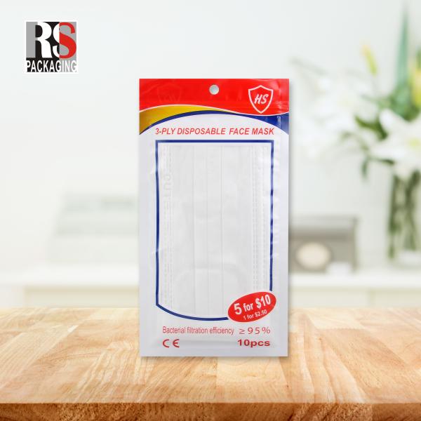 Resealable Laminated Poly Bag Smell Proof 3 Side Seal Bag For Patch Packaging