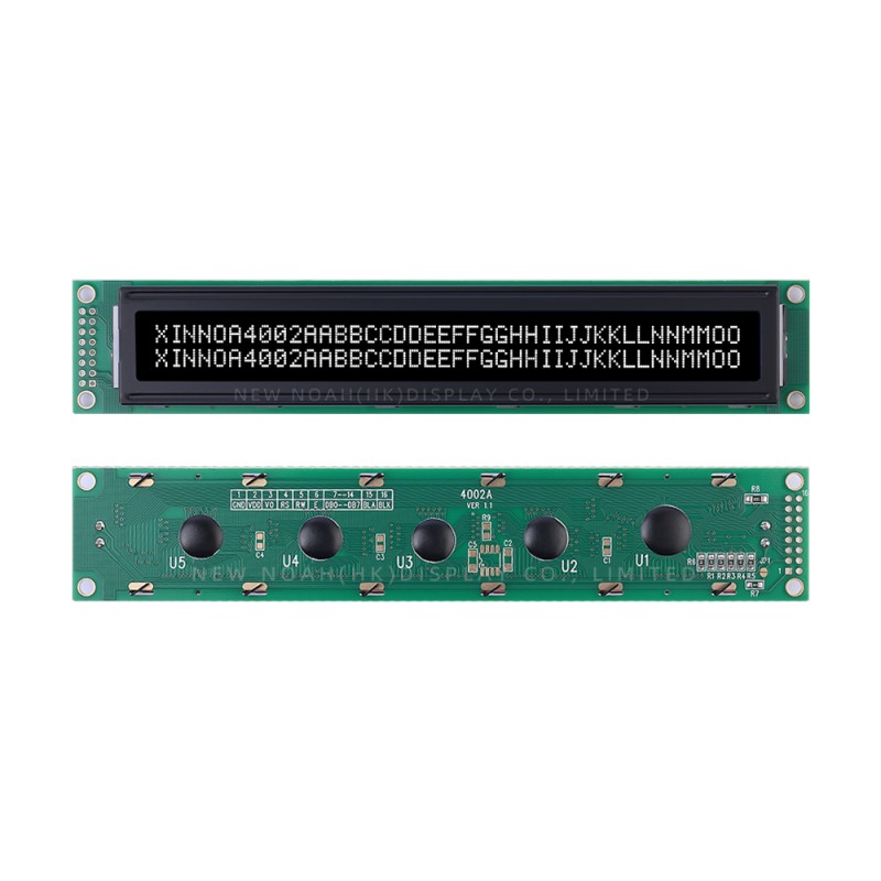 BTN Black Film 4002A LCD Character Screen 2*40 2X40 4002 16PIN 182X33MM LCM Module ST7066U LCM LCD Module