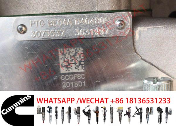 Bomba de combustível 3075537 k38 do motor 3075537 diesel k50 3636943