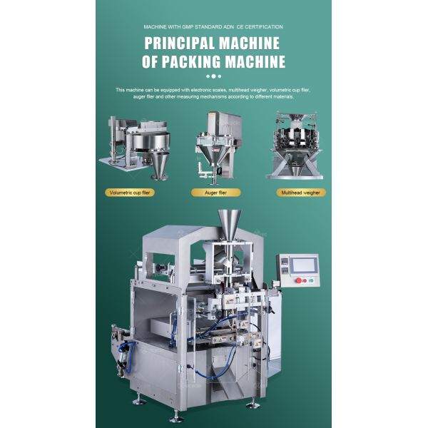 Multi-Function Vertical Food Snacks Nut Packaging Machine Snacks Food Potato Chips Packing Machine