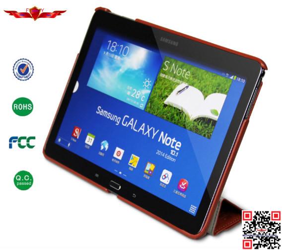 Hot Selling 100% Qualify Colorful Smart Cover Cases For Samsung Galaxy NOTE 10.1 Durable