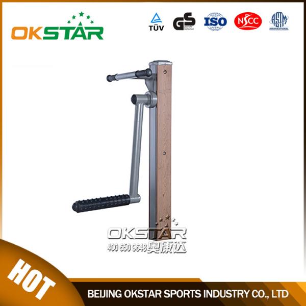 wood outdoor fitness equipment leg trainer for old people