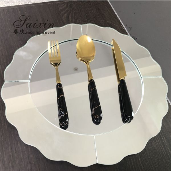 Горячая продажа элегантный бриллиантовый дизайн толстые белые бокалы для свадебного мероприятия