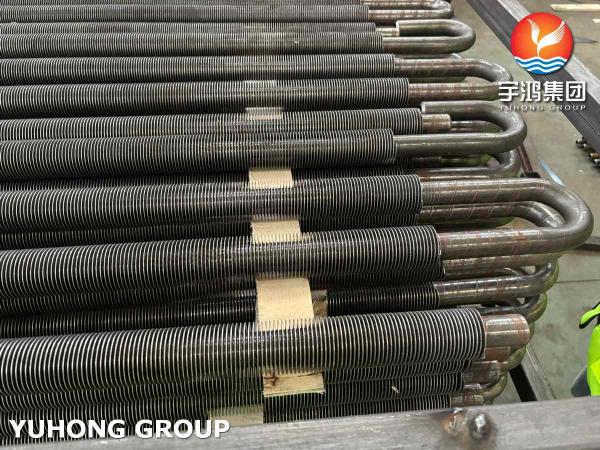 ASTM A179 U Bend Carbon Steel High Frequency Welding Finned Tubes For Economizers