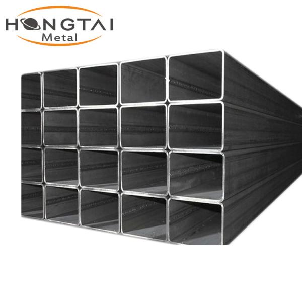 En 10219 S235jr S355j2h Rectangular Galvanized Steel Pipes  Zinc Coating 40g/M2